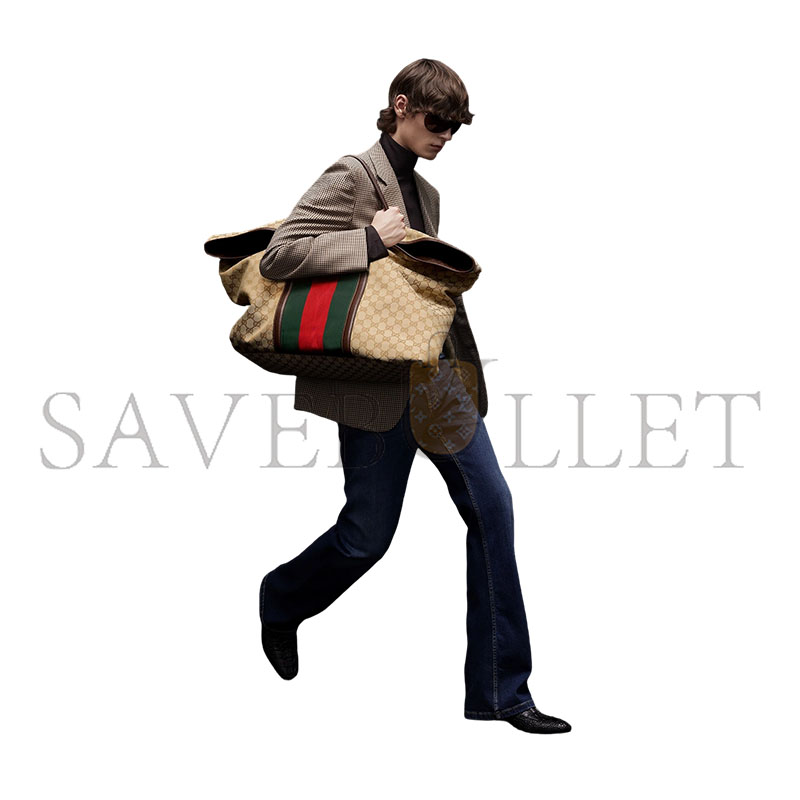 Gvc*1 GG DUFFLE BAG WITH WEB 874979 (47*45*20cm)